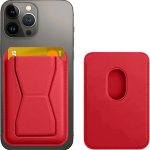 iPhone Uyumlu Magsafe Kartlık Standlı Kılıf Telefon Cüzdanı Yapışkanlı Telefon Cüzdanı