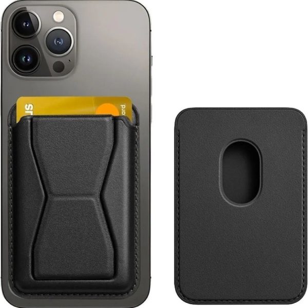 iPhone Uyumlu Magsafe Kartlık Standlı Kılıf Telefon Cüzdanı Yapışkanlı Telefon Cüzdanı