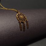 Yaprak Desenli Rüya Çelik Kolye | Paslanmaz, Antialerjik, Minimalist Doğa Teması