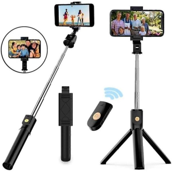 Hobistan K07 Bluetooth Kumandalı Selfie Çubuğu ve Tripod