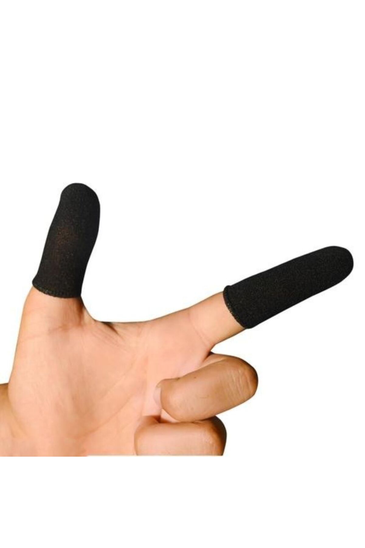 1_org_zoom (24) Mobil Oyun Parmak Eldivenleri Terlemeyi Önleyen Hassas Dokunmatik Eldiven | 2 Parmaklık | Terletmez Kumaş PUBG & Mobile Legends Parmaklık - Görsel 3