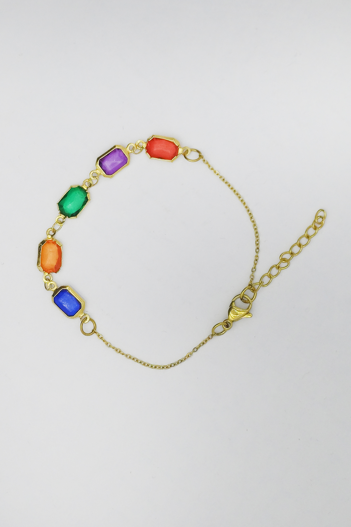 1_org_zoom (29) Zirkon Beş Taşlı Çelik Bileklik | Pırlanta Işıltısında Kararmaz Çelik Bilezik - Görsel 3