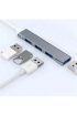 Type C Girişli Usb Çoklayıcı Usb - 4 Type-C Girişli Usb Çoğaltıcı, Usb Hub Usb 3.0 4-port Hub - Görsel 2