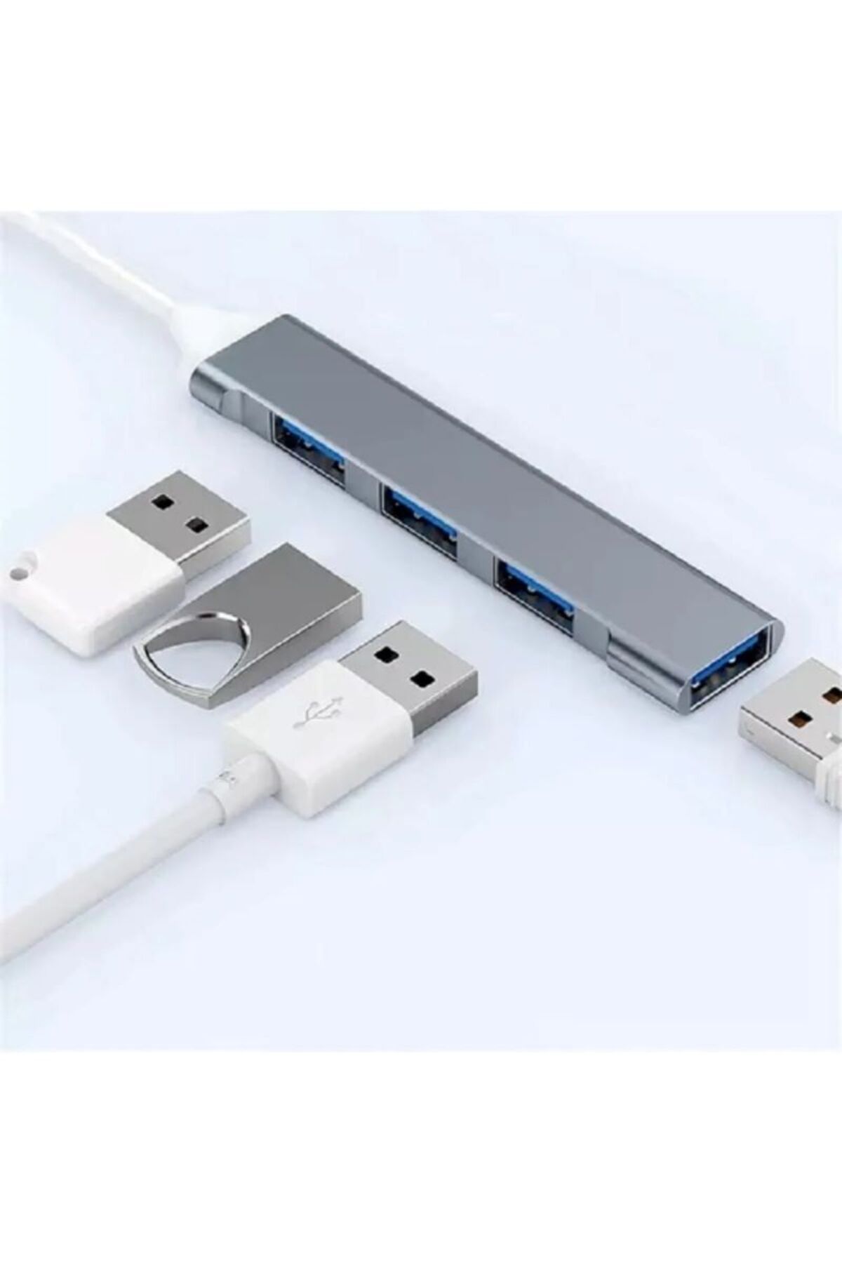 1_org_zoom (29) Type C Girişli Usb Çoklayıcı Usb - 4 Type-C Girişli Usb Çoğaltıcı, Usb Hub Usb 3.0 4-port Hub - Görsel 2