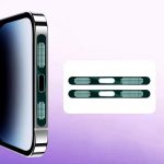 iPhone Alt Hoparlör Koruyucu Sticker Toz Filtresi | Toz Geçirmez Mikrofon Izgara Bandı | 2'li Paket