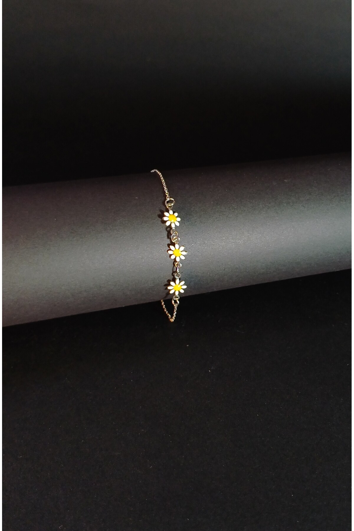 1_org_zoom (53) Papatya Detay Çelik Bileklik - Görsel 1