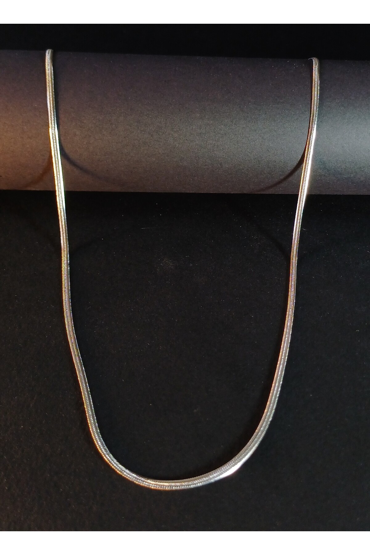 1_org_zoom (60) İtalyan Tasarım Çelik Kolye | Gümüş Renk, Kararmaz, Antialerjik Klasik Zincir Kolye - Görsel 1