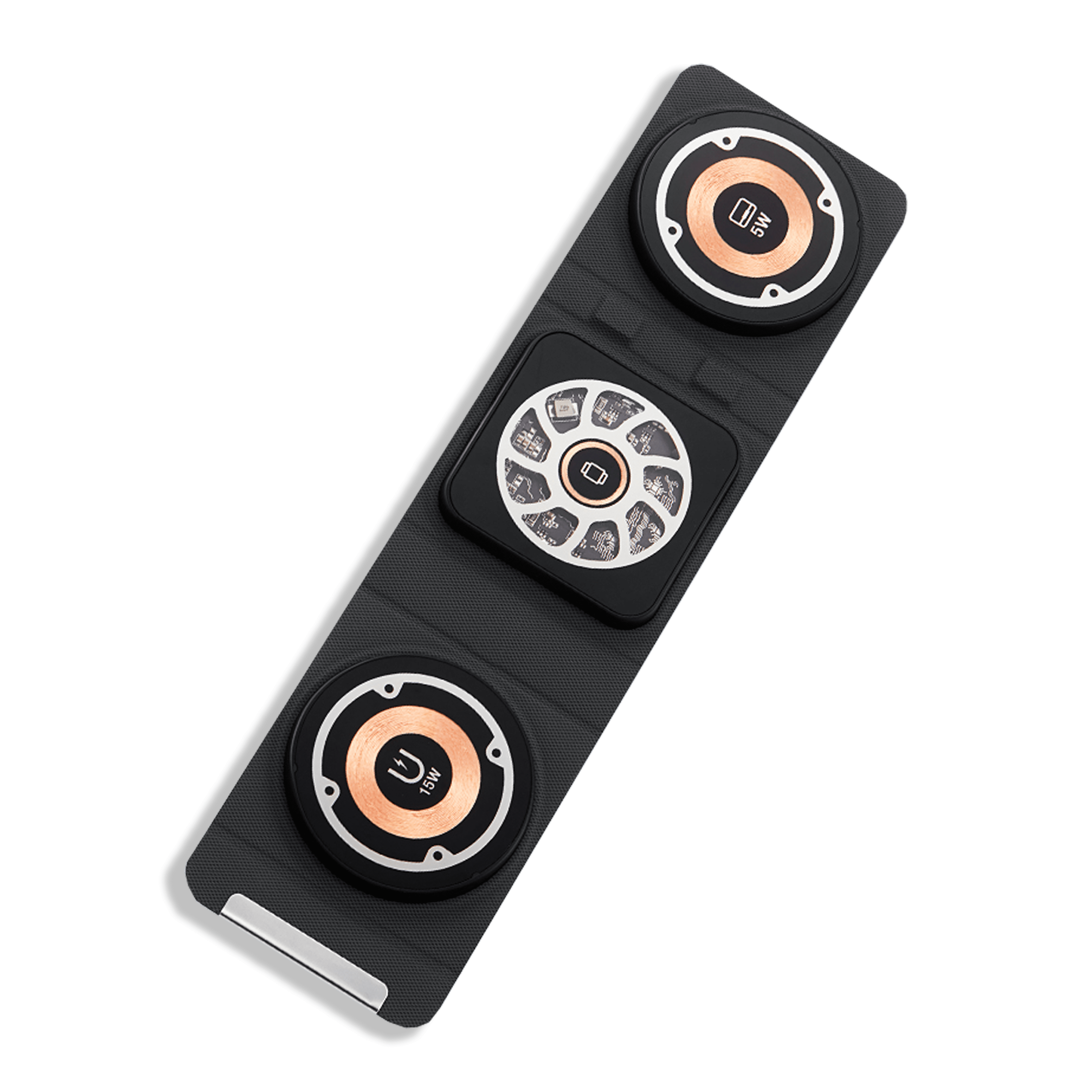 3-in-1-magnetic-wireless-sarj-seti-826c5d-min 3 in 1 Kablosuz Şarj İstasyonu 15W - MagSafe Uyumlu 3'lü Şarj Standı - Görsel 1