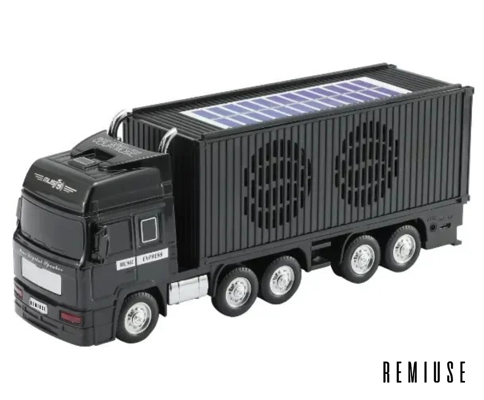 blackk Solar Enerjili Bluetooth Tır Hoparlör | FM Radyo | USB/TF Giriş | TWS | Type-C - Görsel 1