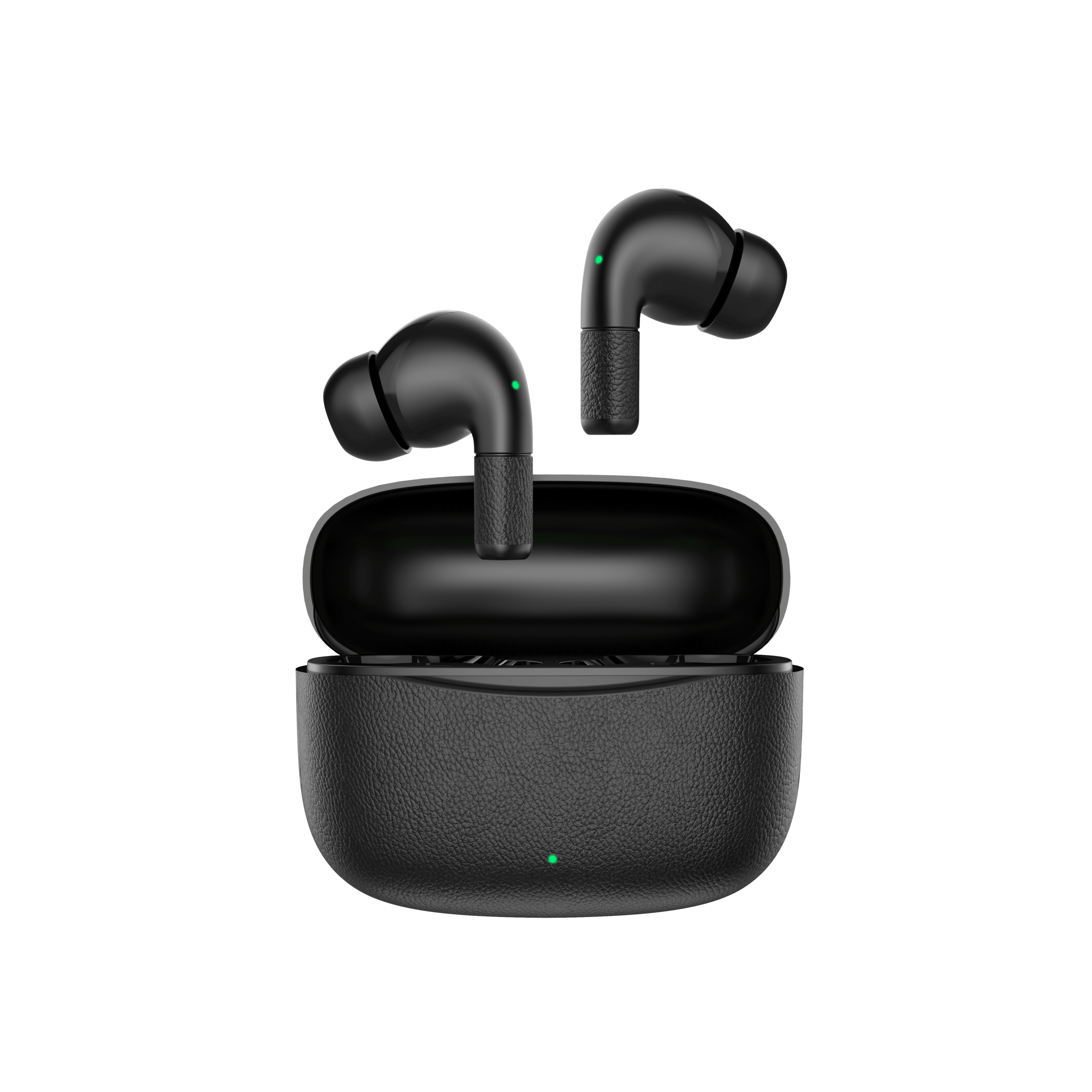 phixi-basic-a40-enc-usb-c-hizli-sarj-d-54-ae6-min Basic A40 Deri Görünümlü TWS Bluetooth Kulaklık | ENC+, Oyun Modu, Type-C Hızlı Şarj - Görsel 1