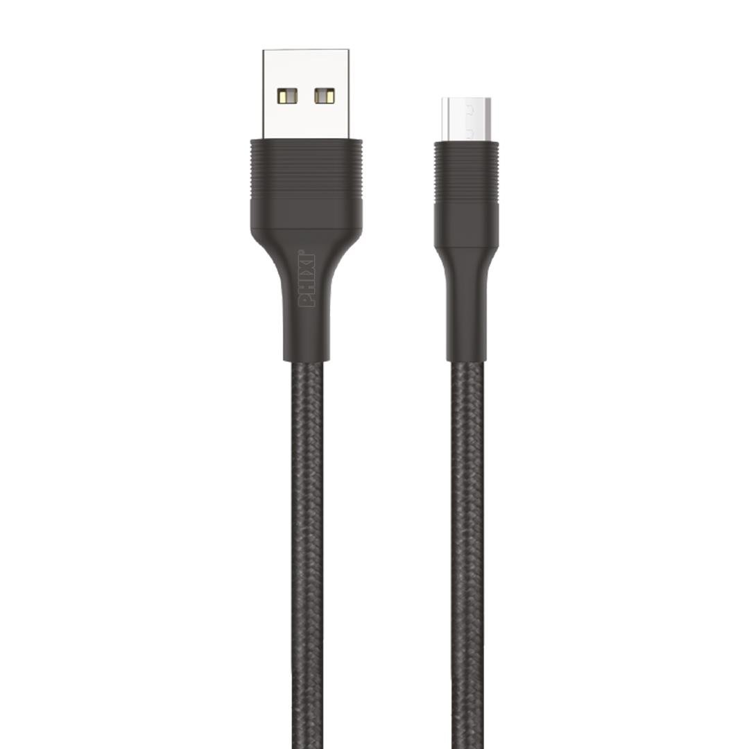 phixi-force-cb431m-hasir-orgu-ve-ekstr-a5ab4c Force CB431M Micro USB Hızlı Şarj Kablosu | 3A, Hasır Örgü ve Kopmaya Dayanıklı Başlıklar - Görsel 1