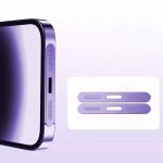 iPhone Alt Hoparlör Koruyucu Sticker Toz Filtresi | Toz Geçirmez Mikrofon Izgara Bandı | 2'li Paket