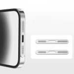 iPhone Alt Hoparlör Koruyucu Sticker Toz Filtresi | Toz Geçirmez Mikrofon Izgara Bandı | 2'li Paket