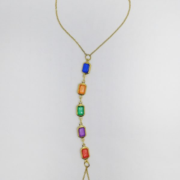 Zirkon Taşlı Çelik Şahmeran | Suya Dayanıklı, Kararmaz, Gold Renk